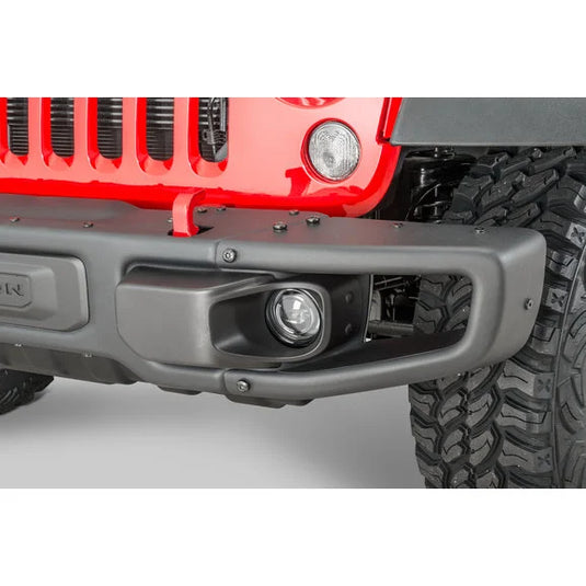 Quadratec LED Fog Lights Kit for 07-23 Jeep Wrangler JL (with Rubicon Steel Bumper) & JK (with 10th Anniversary Bumper)