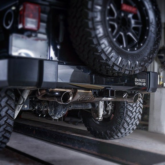 Reaper Off-Road JPJKUCB Catback Exhaust Stystem for 12-18 Jeep Wrangler JK with a 3.6L