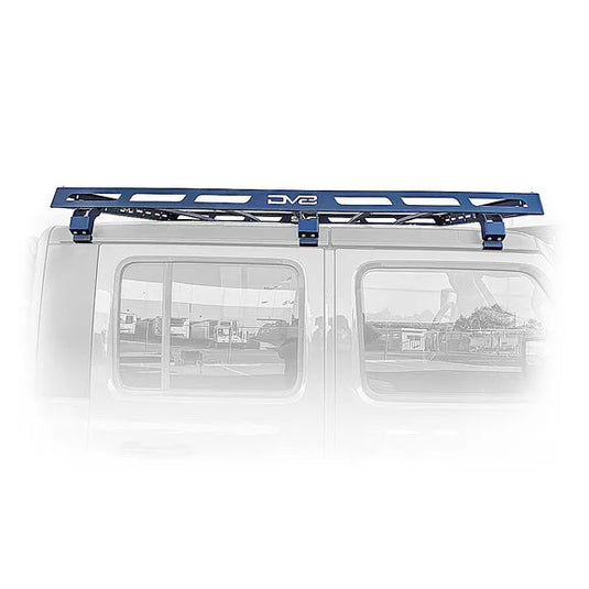 DV8 Offroad Roof Rack For 07-18 Jeep Wrangler JKU, 18-24 Wrangler JL, 20-24 Gladiator JT