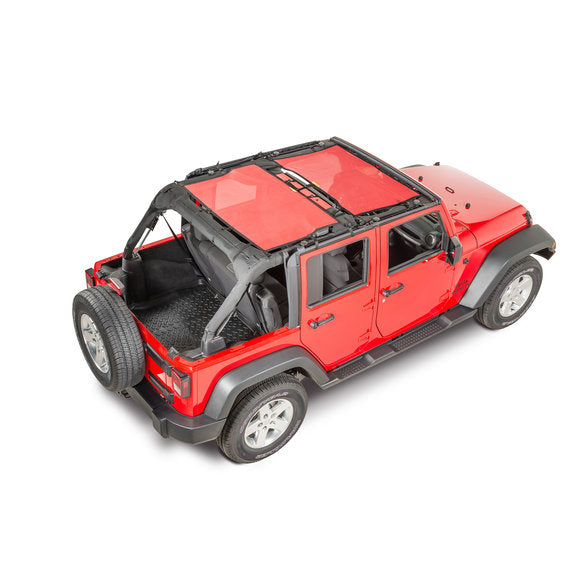 Load image into Gallery viewer, Dirtydog 4X4 Front &amp; Rear Sun Screen for 07-18 Jeep Wrangler Unlimited JK 4 Door
