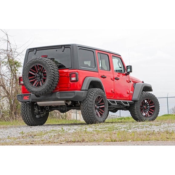 Load image into Gallery viewer, Rough Country 90769A Contoured Drop Steps for 18-24 Jeep Wrangler JL Unlimited
