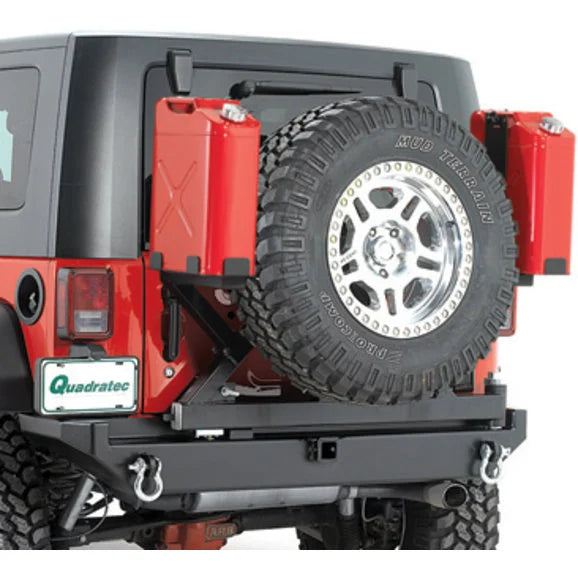 Rock Hard 4X4 Gerry Can Mount for Rear Bumper Tire Carrier