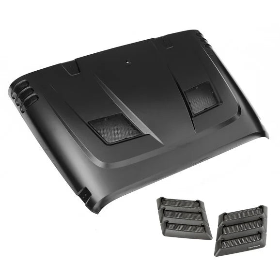 Rugged Ridge 17759.02 Performance Vented Hood Kit for 07-18 Jeep Wrangler JK