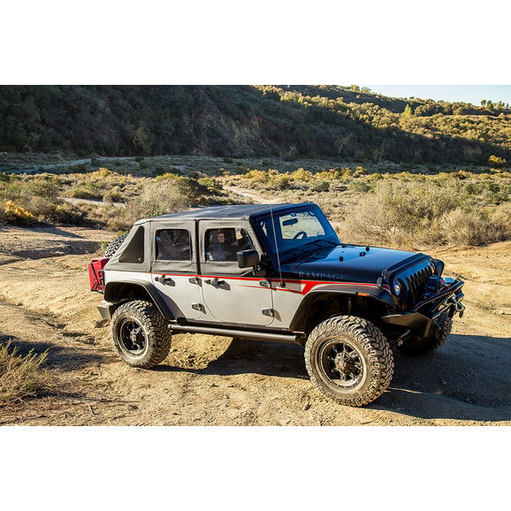 Load image into Gallery viewer, Rampage Products 139935 TrailView Soft Top for 07-18 Jeep Wrangler JK 2 Door
