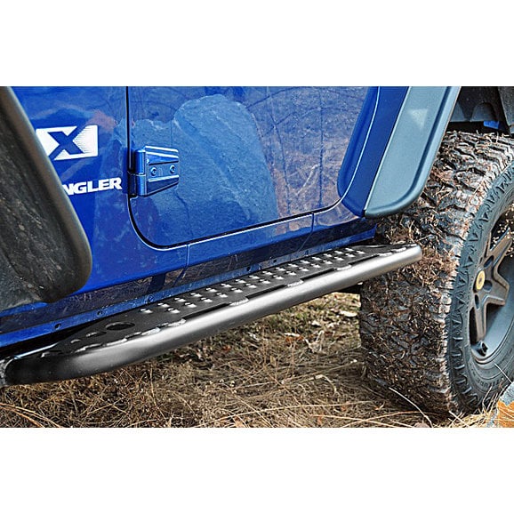 Load image into Gallery viewer, HyLine OffRoad 400-300-110 Tube Step Rocker Panels for 07-18 Jeep Wrangler JK 2 Door
