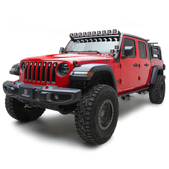 Load image into Gallery viewer, ZROADZ Multi-LED Roof Cross Bar with A-Pillar Brackets &amp; LED Lights for 18-24 Jeep Wrangler JL &amp; Gladiator JT
