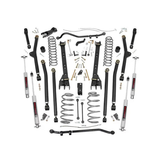 Rough Country 65922 6in Long Arm Suspension Lift Kit for 97-06 Jeep Wrangler TJ