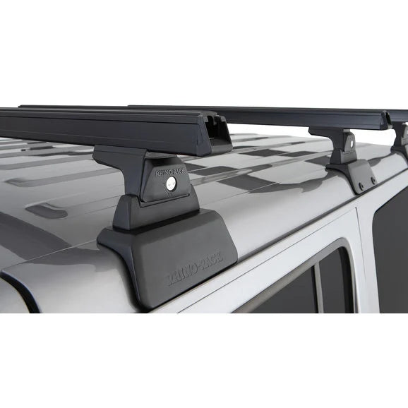 Load image into Gallery viewer, Rhino-Rack 3-Bar Backbone Roof Rack with Quick Mount Legs for 18-24 Jeep Wrangler JL Unlimited with Hardtop
