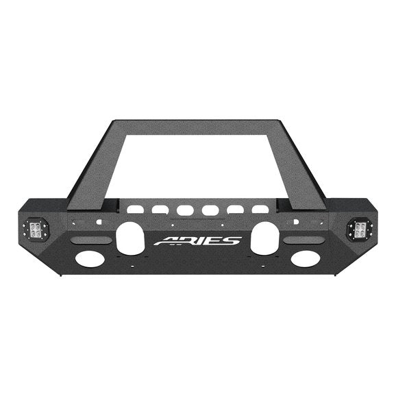 Load image into Gallery viewer, Aries TrailChaser Front Bumper with Grille Guard in Steel for 18-24 Jeep Wrangler JL Unlimited &amp; Gladiator JT
