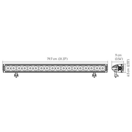 Hella 357209201 ValueFit 18 LED 31" Design Light Bar-Combo Beam