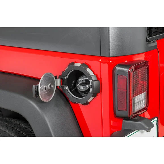 Load image into Gallery viewer, Rugged Ridge Elite Non Locking Fuel Door for 07-18 Jeep Wrangler JK
