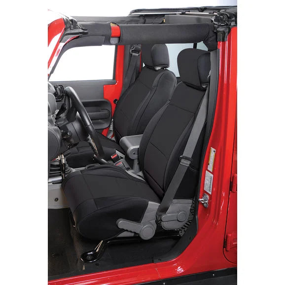 Load image into Gallery viewer, Rugged Ridge Custom Fit Neoprene Front Seat Covers for 07-10 Jeep Wrangler JK
