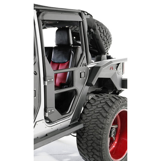 Fab Fours Full Tube Doors for 18-24 Jeep Wrangler JL & Gladiator JT