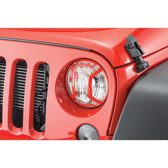 Load image into Gallery viewer, Rugged Ridge Elite Euro Headlight Guards for 07-18 Jeep Wrangler JK
