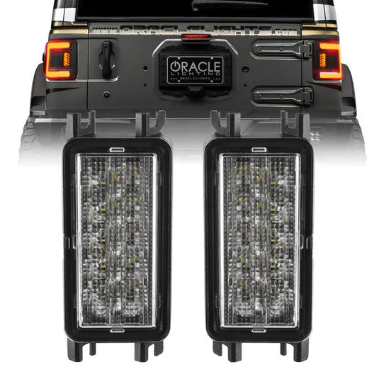 Oracle Lighting Dual Function Amber/White Reverse LED Module for Flush Tail Lights for 18-23 Jeep Wrangler JL and Gladiator JT