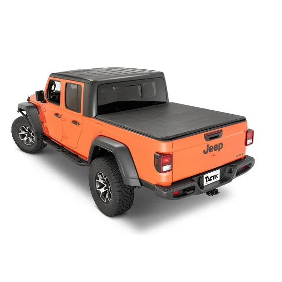 TACTIK Lock & Roll Up Tonneau Cover for 20-24 Jeep Gladiator JT