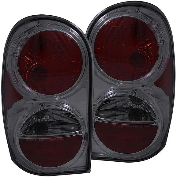 Anzo USA 221195 Tail Lights in Smoke for 02-07 Jeep Liberty KJ