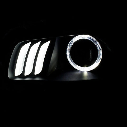 Anzo USA Projector Headlight with LED Halo for 14-18 Jeep Cherokee KL