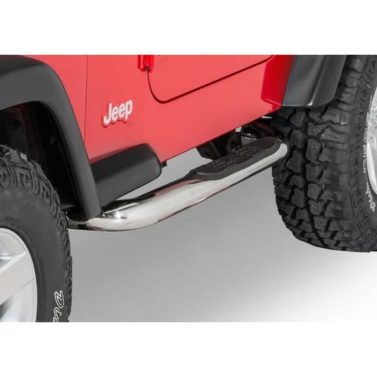 Quadratec QR3 Heavy Duty Side Steps for 87-06 Jeep Wrangler YJ, TJ