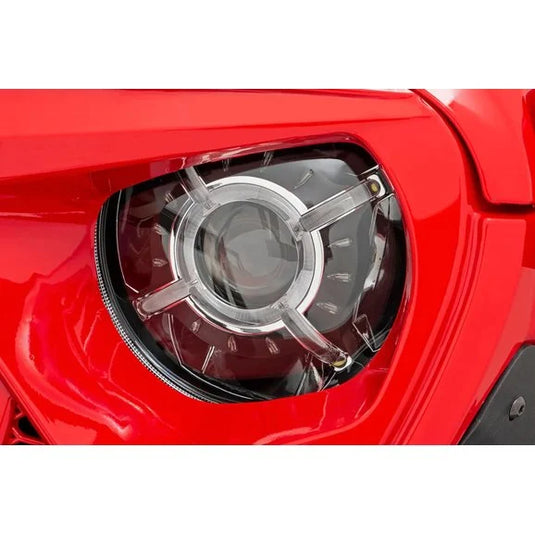 Rough Country RCH5100 9 Inch LED Projector Headlights for 18-24 Jeep Wrangler JL & 20-24 Gladiator JT