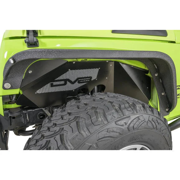 Load image into Gallery viewer, DV8 Offroad Front/Rear Flat Tube Fender Kit and Front Inner Fenders for 07-18 Jeep Wrangler JK
