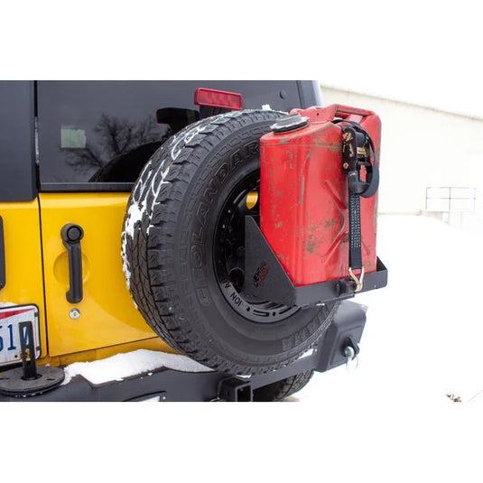 Fishbone Offroad FB21276 Spare Tire Jerry Can Mount for 55-86 Jeep CJ Series and 87-24 Wrangler YJ, TJ, JK & JL