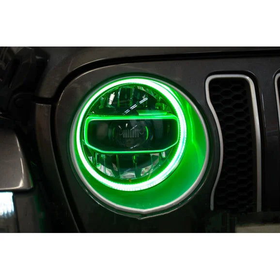 Load image into Gallery viewer, Diode Dynamics DD2290 RGBW HD LED Halos for 18-24 Jeep Wrangler JL &amp; Gladiator JT
