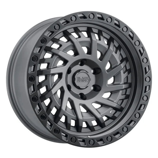 Black Rhino Hard Alloys Shredder Wheel for 07-24 Jeep Wrangler JL, JK & Gladiator JT