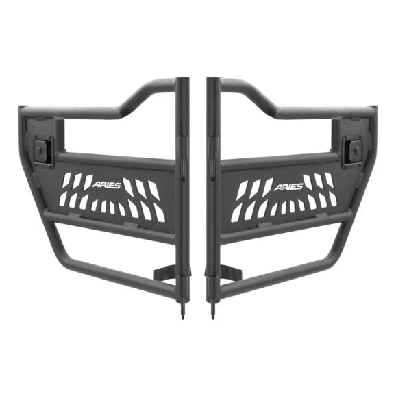 Load image into Gallery viewer, Aries 25009 Rear Tube Doors for 07-18 Jeep Wrangler Unlimited JK 4 Door
