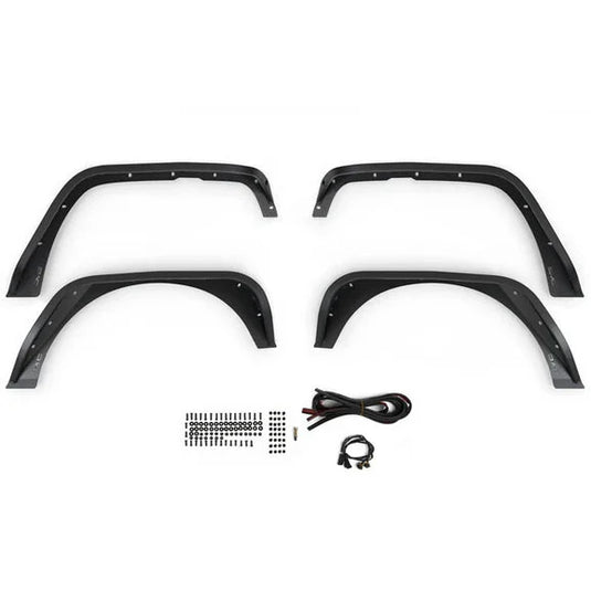 DV8 Offroad FDJK-07 Slim Fender Flares for 07-18 Jeep Wrangler JK