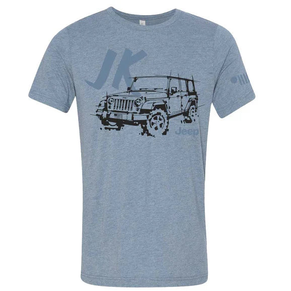 Jeep Merchandise Mens Jeep JK LDD Series T-Shirt in Lake Blue