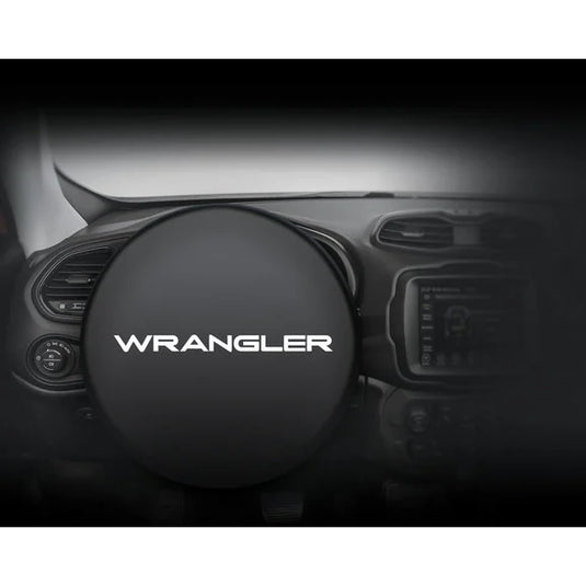 Plasticolor 008408R01 Wrangler Logo Steering Wheel Sunshade