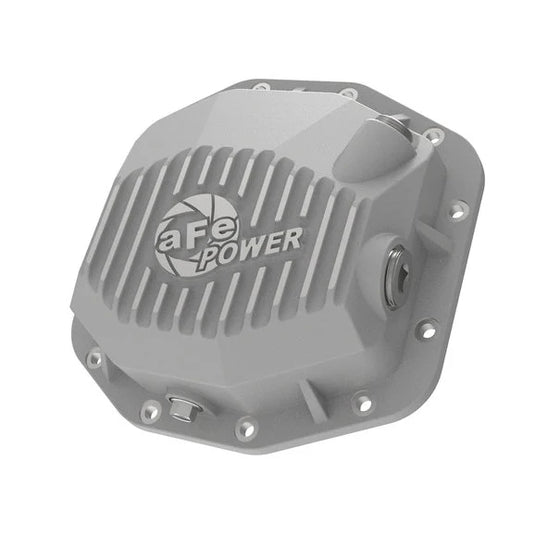 aFe Power 46-71000A Street Series Rear Differential Cover in Raw Finish for 18-24 Jeep Wrangler JL with Dana 44 Rear Axle