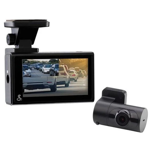 Cobra SC 200D Dual-View Smart Dash Cam with Rear-View Accessory Camera