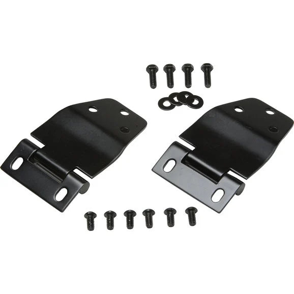 Kentrol Hardtop Liftgate Hinges in Stainless Steel for 77-86 Jeep CJ-7