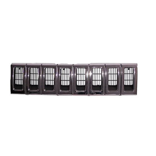 OMIX 12037.12 Grille Insert in Black/Chrome for 93-98 Jeep Grand Cherokee ZJ