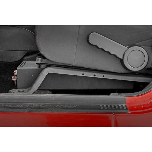 Rough Country 99035 Driver Side Under Seat Lockable Storage Box for 07-18 Jeep Wrangler JK