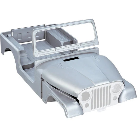 MD Juan CBK027 Steel Body Tub Kit with Hood, Fenders, Windshield & Tailgate for 76-86 Jeep CJ-7