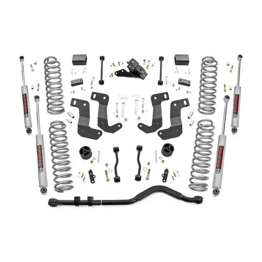 Rough Country 78130 3.5in Suspension Lift Kit with Control Arm Drop or 18-23 Jeep Wrangler JL Unlimited Diesel