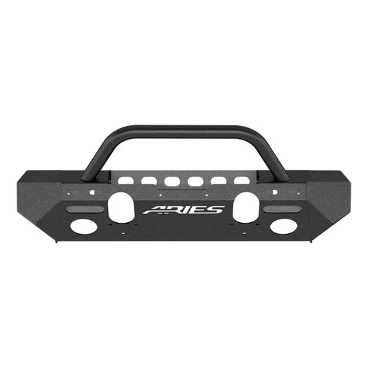 Aries TrailChaser Front Bumper with Brush Guard for 18-24 Jeep Wrangler JL Unlimited & Gladiator JT