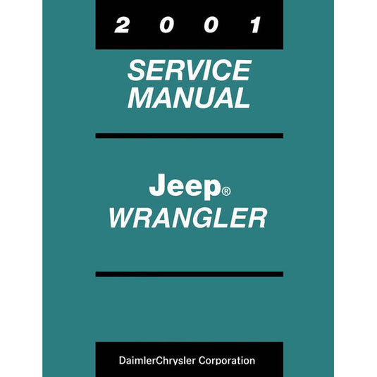 Bishko Automotive Literature Factory Authorized Technical Service Manuals for 87-04 Jeep Wrangler YJ & TJ