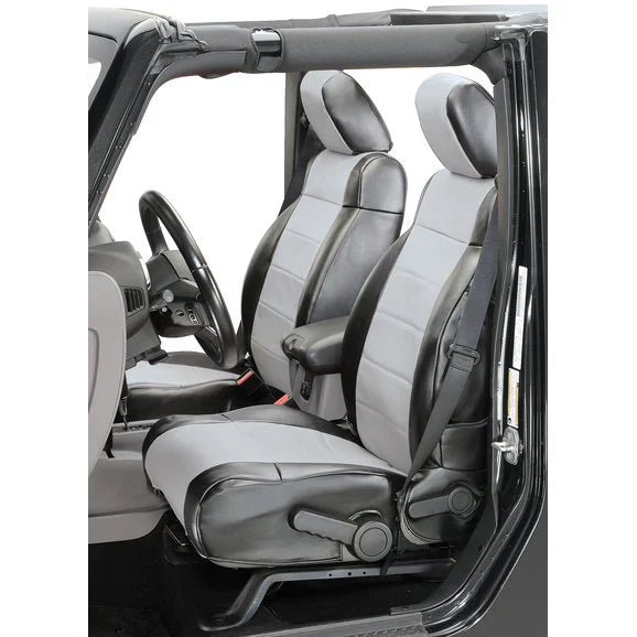 Load image into Gallery viewer, Coverking Front Leatherette Seat Covers for 2002 Jeep Wrangler TJ
