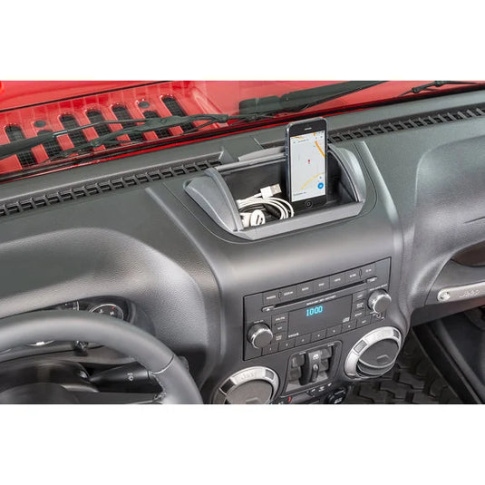 Vertically Driven Products 31800 Roll Top Dash Storage Console for 11-18 Jeep Wrangler JK