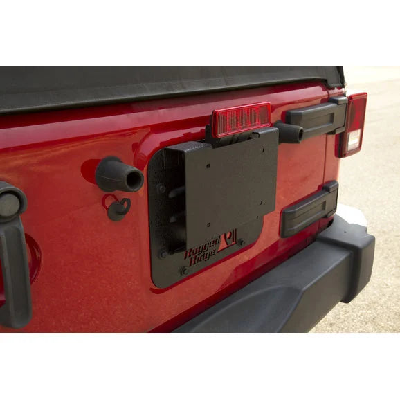 Load image into Gallery viewer, Rugged Ridge 11586.11 Tire Carrier Delete Kit for 07-18 Jeep Wrangler JK
