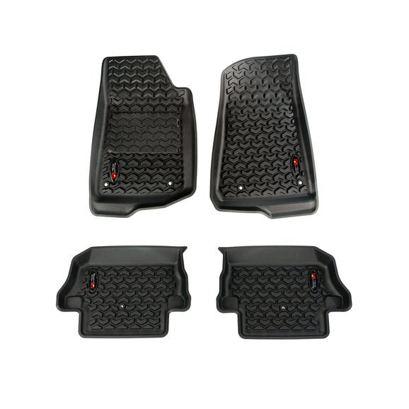 Rugged Ridge Floor Liners for 18-24 Jeep Wrangler JL 2-Door