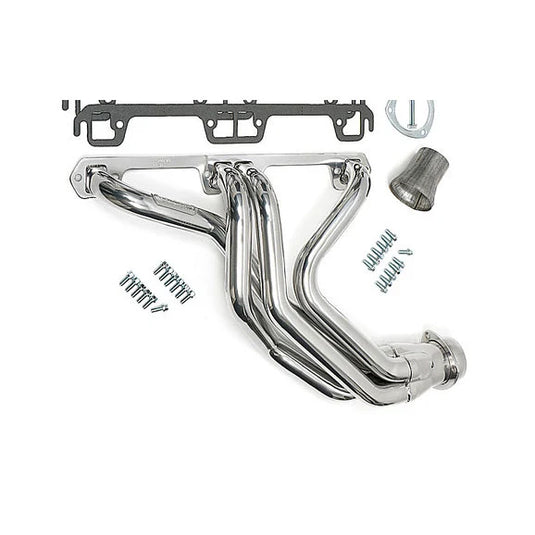 Hedman Hedders 99206 Header with High Temp Coating for 72-86 Jeep CJ-5, CJ-7 & CJ-8 with AMC V-8 Engine with Manual Transmission (Under Chassis Exit)