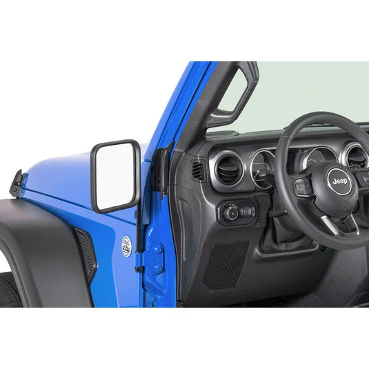 TACTIK Adventure Side Mirrors for 76-24 Jeep Wrangler JL, JK, TJ, YJ, CJ & Gladiator JT