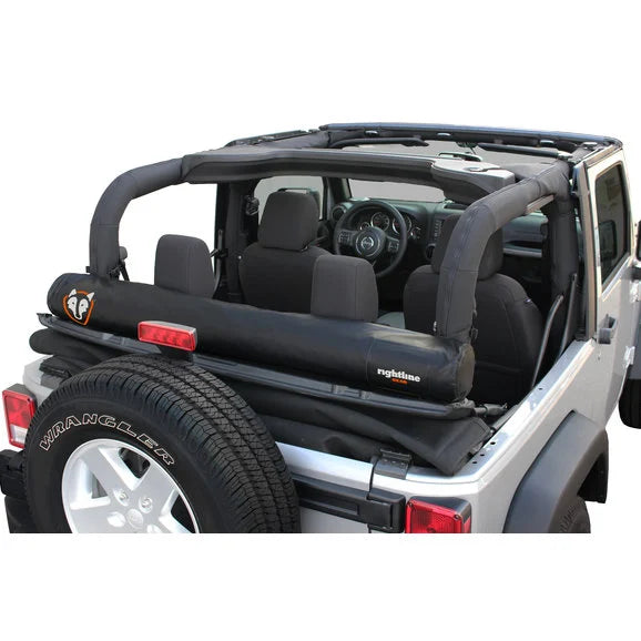 Load image into Gallery viewer, Rightline Gear 4x4 100J78-B Soft Top Window Storage Bag in Black for 76-18 Jeep CJ, Wrangler YJ, TJ JK &amp; Unlimited
