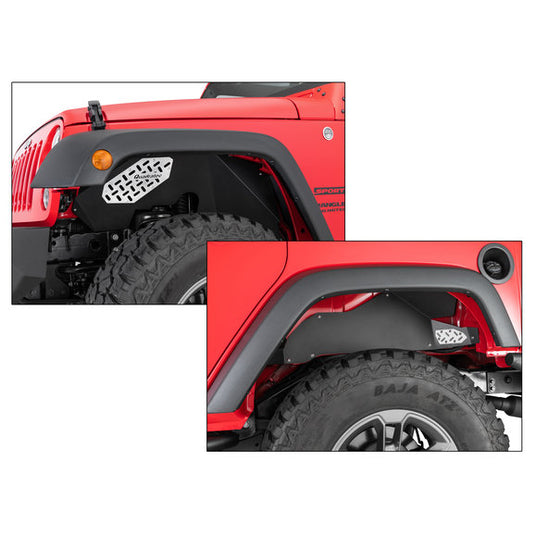 Quadratec Aluminum Inner Fender Liners for 07-18 Jeep Wrangler JK