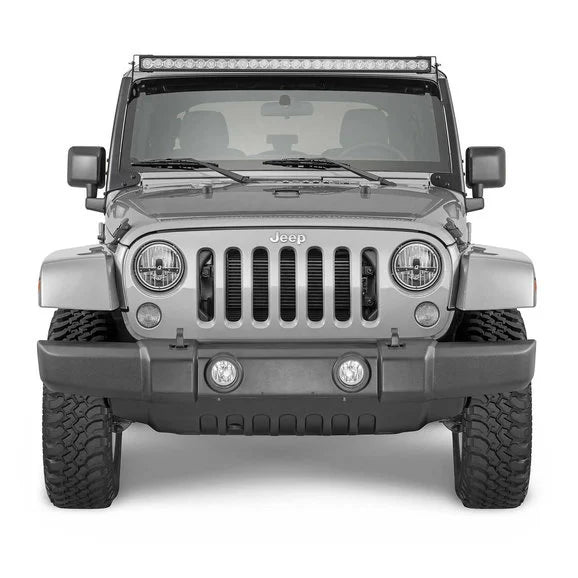 Load image into Gallery viewer, Quadratec J5 LED Light Bar Kit with 6 Bolt Style Windshield Mounting Brackets for 07-18 Jeep Wrangler JK
